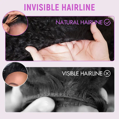 Women wearing Burmese Curly Half Wig in various styles