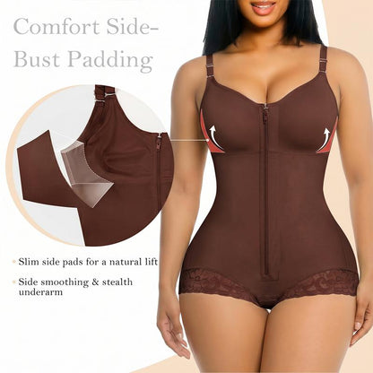 Sculpt & Lift Full Body Shaper in nude, front view
