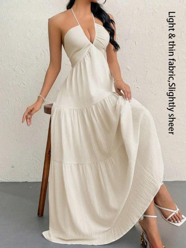 Sundream Halter Maxi Dress lifestyle shot